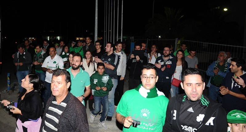 Παναθηναϊκός: Η άφιξη στο «Τάσσος Παπαδόπουλος - Ελευθερία» (photos)