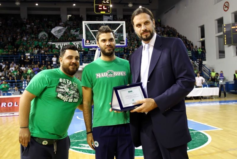 Παναθηναϊκός: Τίμησε τους Κύπριους (video+photos)