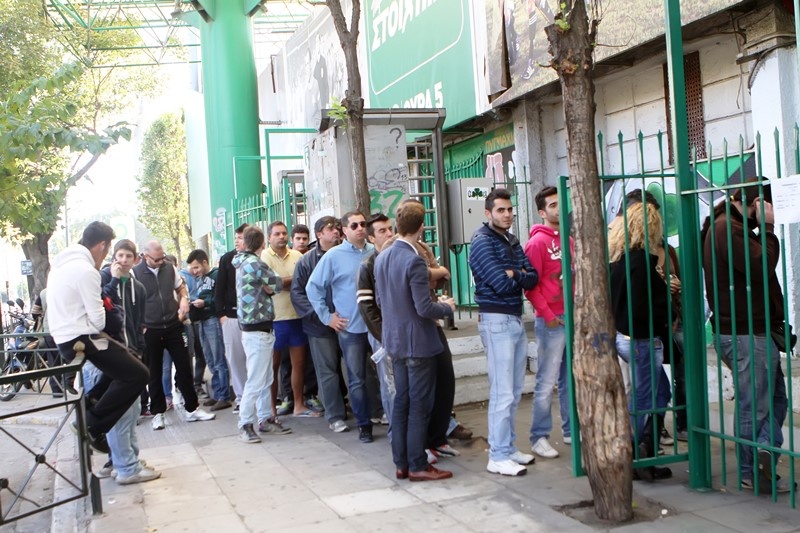 Παναθηναϊκός: Παρέλαση στη Λεωφόρο για τα εισιτήρια (photos)