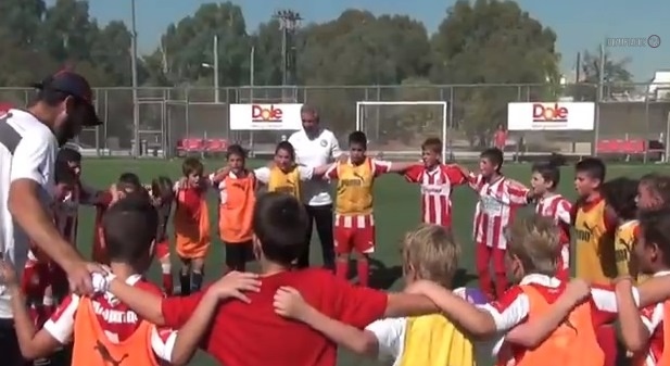Ολυμπιακός: Το πρώτο φιλικό της σχολής Καραϊσκάκη (photos+video)