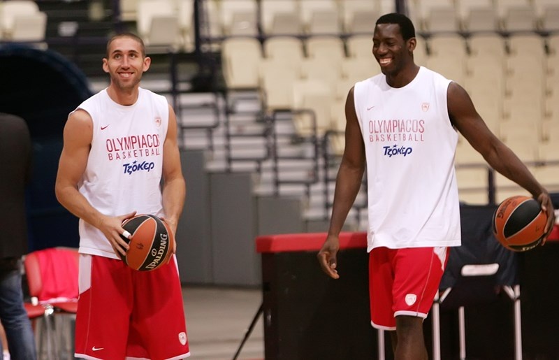 Ολυμπιακός: Η προπόνηση στο ΣΕΦ (photos)