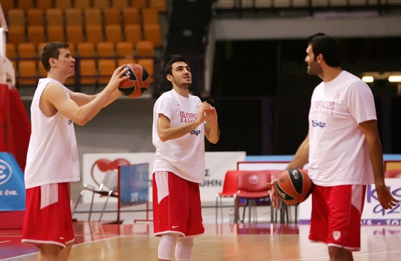 Ολυμπιακός: Η προπόνηση στο ΣΕΦ (photos)