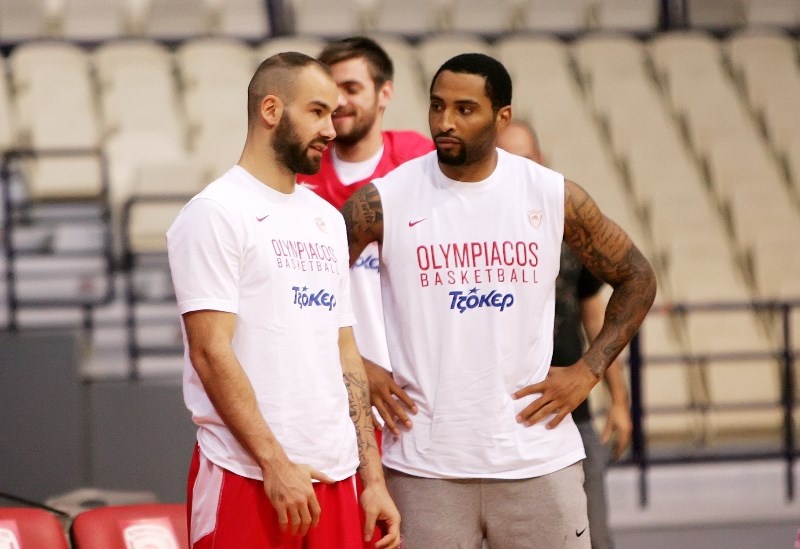 Ολυμπιακός: Η προπόνηση στο ΣΕΦ (photos)