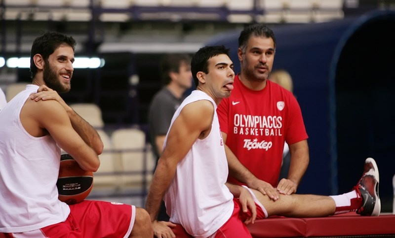 Ολυμπιακός: Η προπόνηση στο ΣΕΦ (photos)
