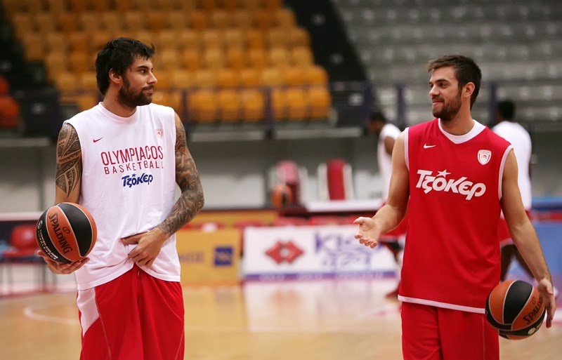 Ολυμπιακός: Η προπόνηση στο ΣΕΦ (photos)