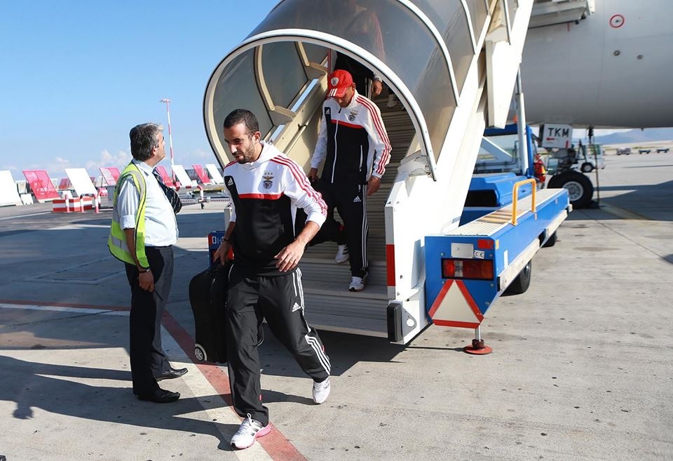 Μπενφίκα: Η άφιξη στην Αθήνα (photos)