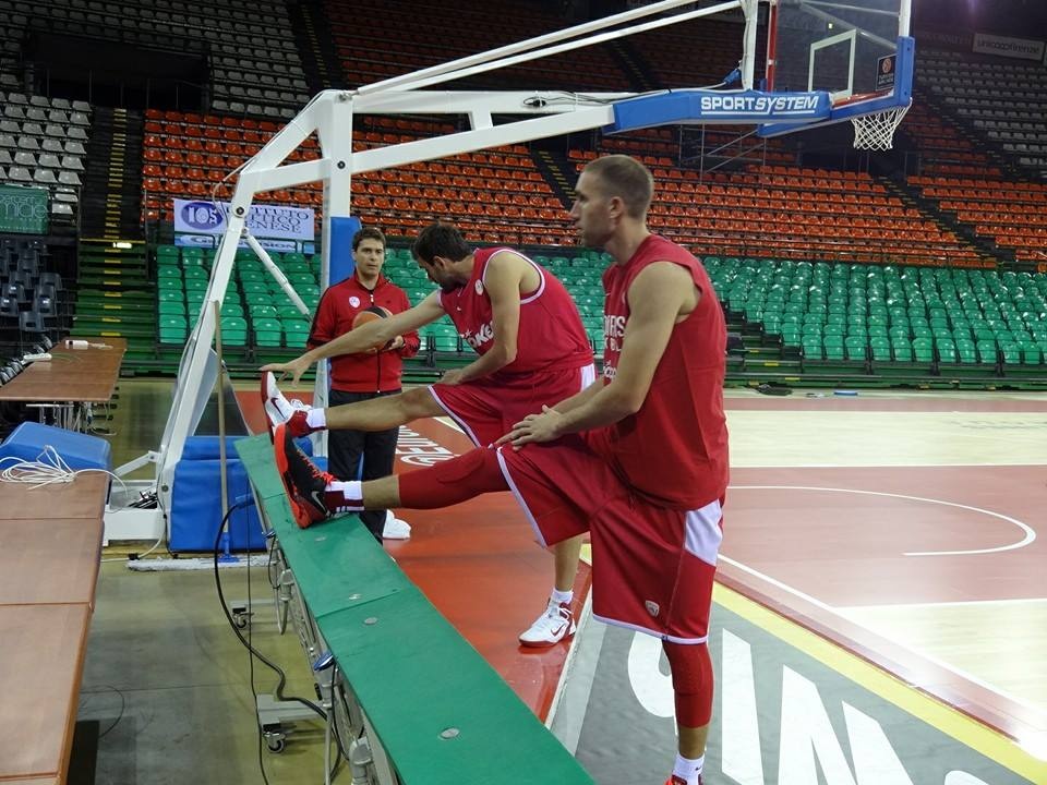 Ολυμπιακός: Με Σπανούλη η προπόνηση (photos)