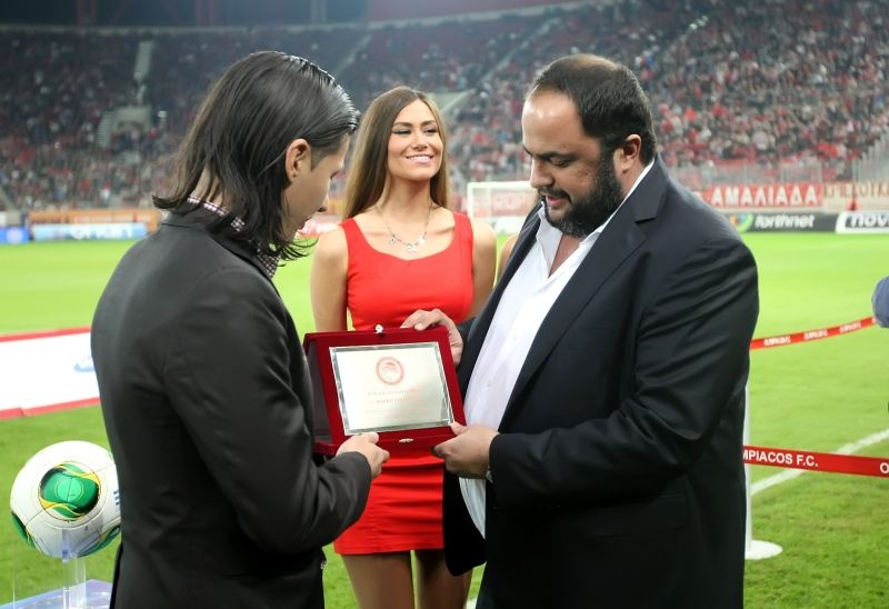 Ολυμπιακός: Τιμήθηκε ο Πάντελιτς (photos)