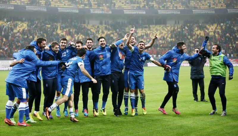 Ελλάδα: «Τρελάθηκαν» οι διεθνείς στο Βουκουρέστι (photos)