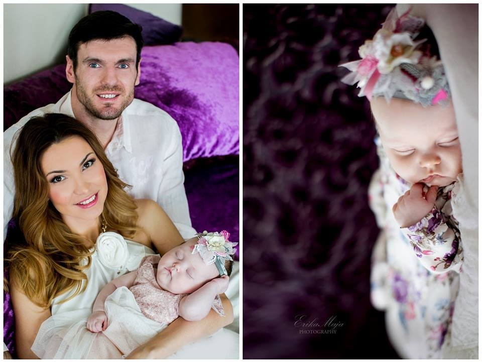 Ζαλγκίρις Κάουνας: Δείτε τη σέξι σύζυγο του Λαβρίνοβιτς και το πανέμορφο μωράκι τους (photo)