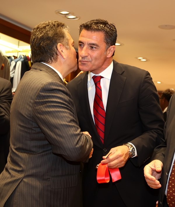 Ολυμπιακός: Στα εγκαίνια της Βrooks Brothers (photos)