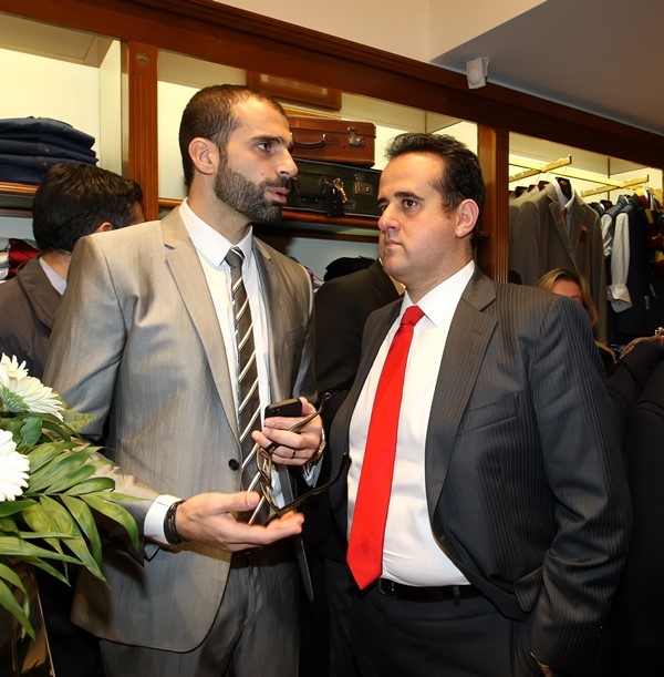 Ολυμπιακός: Στα εγκαίνια της Βrooks Brothers (photos)