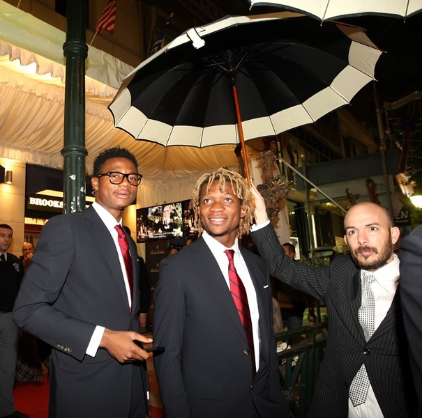 Ολυμπιακός: Στα εγκαίνια της Βrooks Brothers (photos)