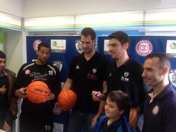 Τρίκαλα BC - ΠΑΟΚ: Κοντά στους φιλάθλους τους (photos)