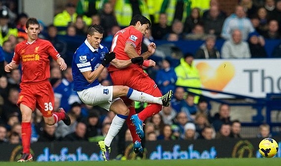 Έβερτον – Λίβερπουλ: Σαν τα… κοκόρια Μιραλάς και Σουάρεζ! (photos+video)