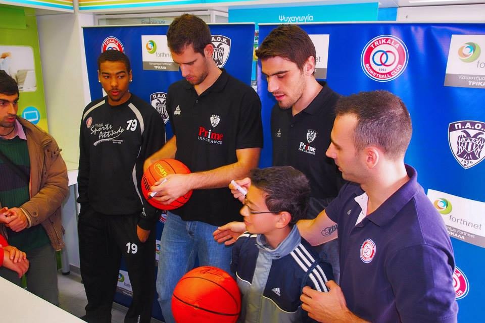 Τρίκαλα BC - ΠΑΟΚ: Κοντά στους φιλάθλους τους (photos)