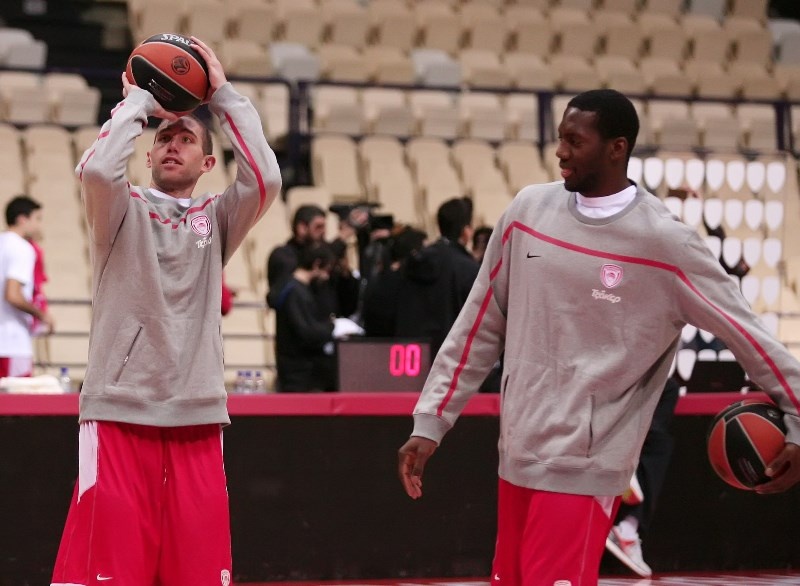 Ολυμπιακός: Η προπόνηση στο ΣΕΦ (video+photos)