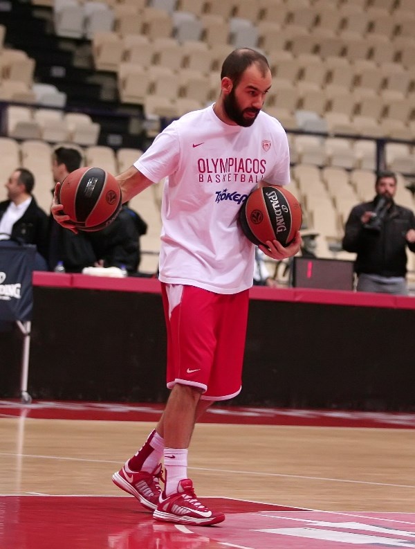 Ολυμπιακός: Η προπόνηση στο ΣΕΦ (video+photos)