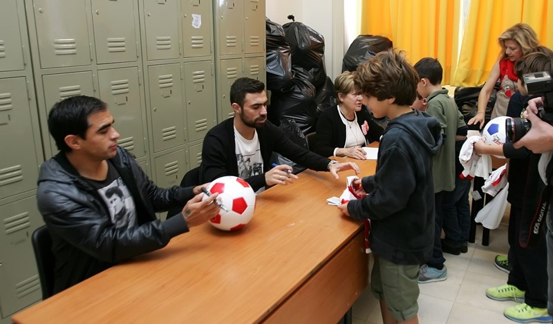 Ολυμπιακός: Έδωσαν χαρά Ιμπαγάσα και Μανιάτης (photos)