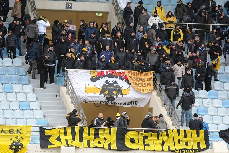 Ηρόδοτος – ΑΕΚ: Η «μάχη» της εξέδρας (photos)