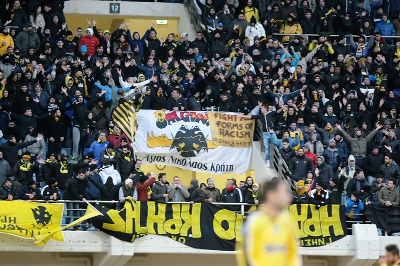 Ηρόδοτος – ΑΕΚ: Η «μάχη» της εξέδρας (photos)