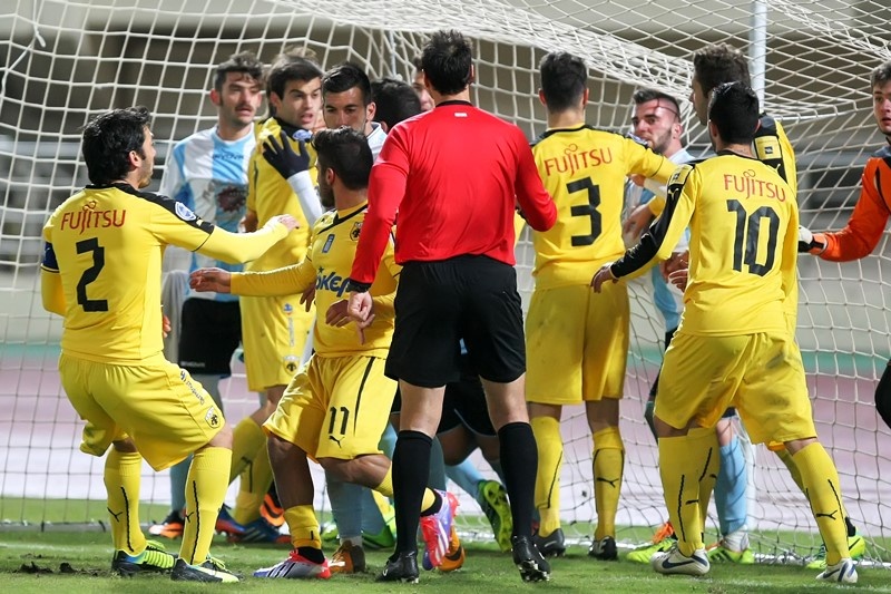 Με το ζόρι η ΑΕΚ, 2-1 τον Ηρόδοτο (photos)