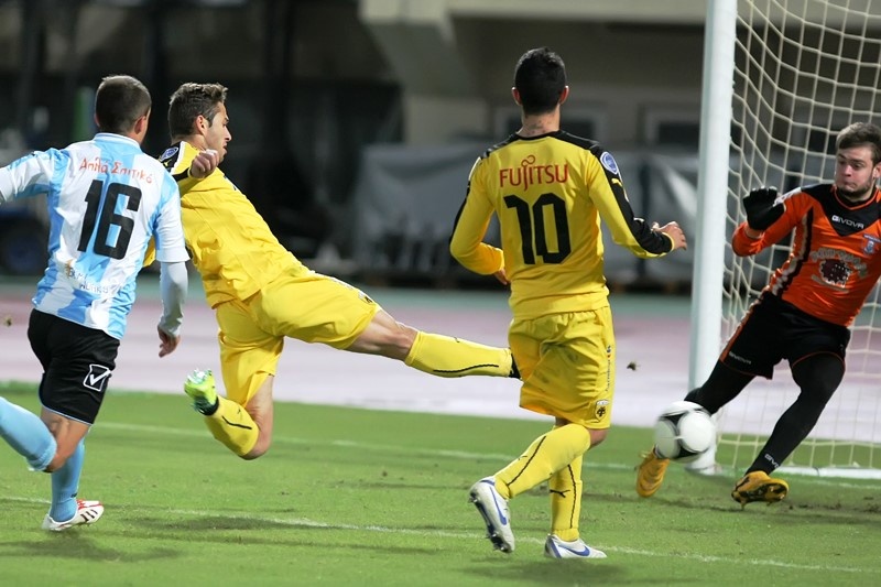 Με το ζόρι η ΑΕΚ, 2-1 τον Ηρόδοτο (photos)