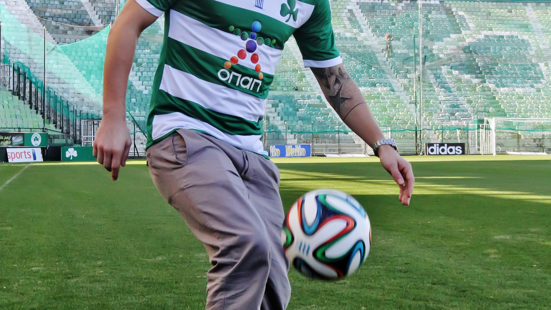 Πέτριτς: «Ευτυχής που βρίσκομαι εδώ» (videos+photos)