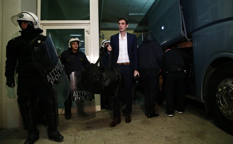 Ολυμπιακός: Οι φωτογραφίες από την άφιξη στο ΟΑΚΑ (photos)