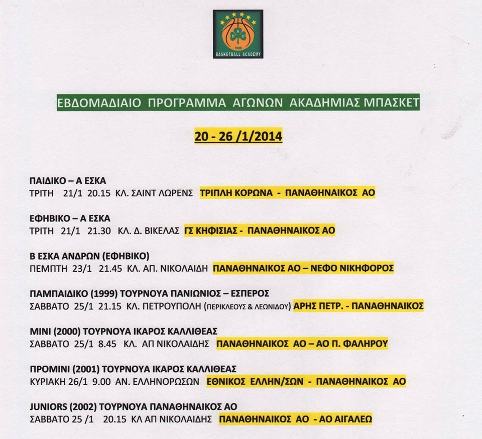 Παναθηναϊκός: Δείτε τα «πράσινα» ανερχόμενα αστέρια (photo)