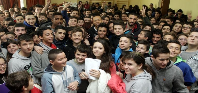 Ατρόμητος: Αποθέωση στο 10ο Γυμνάσιο (photos)