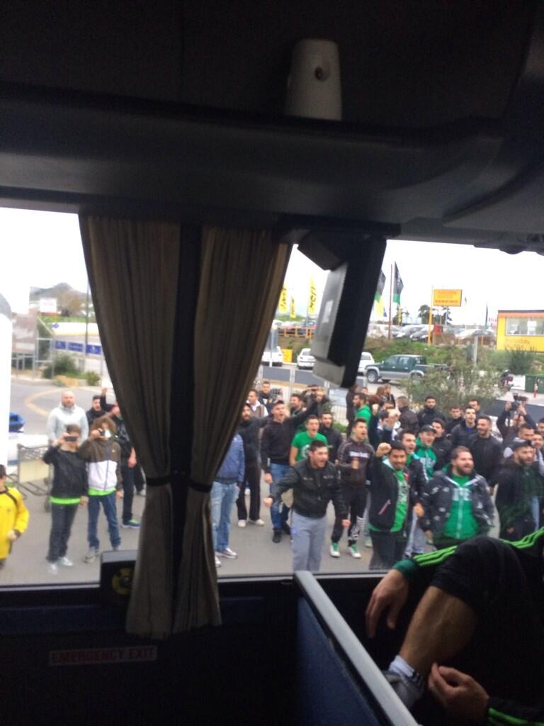Παναθηναϊκός: Η υποδοχή στην Κρήτη από την... οπτική γωνία του Μέντες (photos)