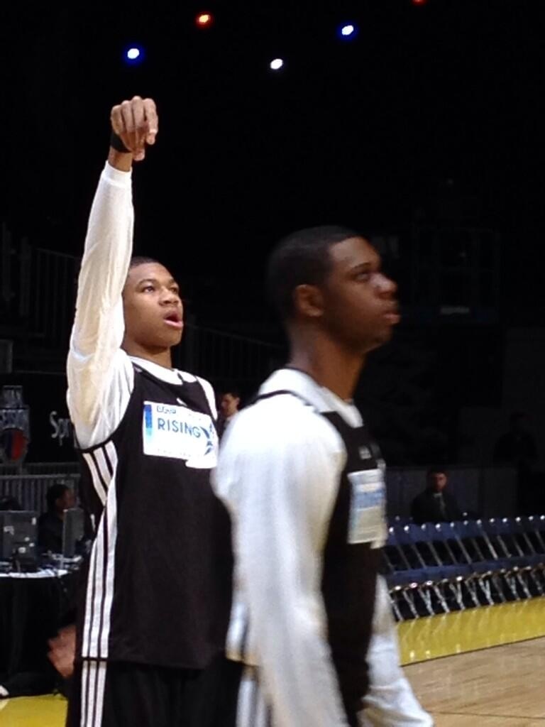 All Star Game NBA: Η προπόνηση του Αντετοκούνμπο (photos)