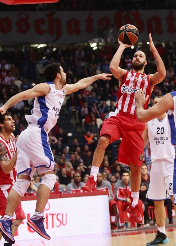 Ολυμπιακός: «Έπιασε» Παπανικολόπουλο ο Σπανούλης (photos)