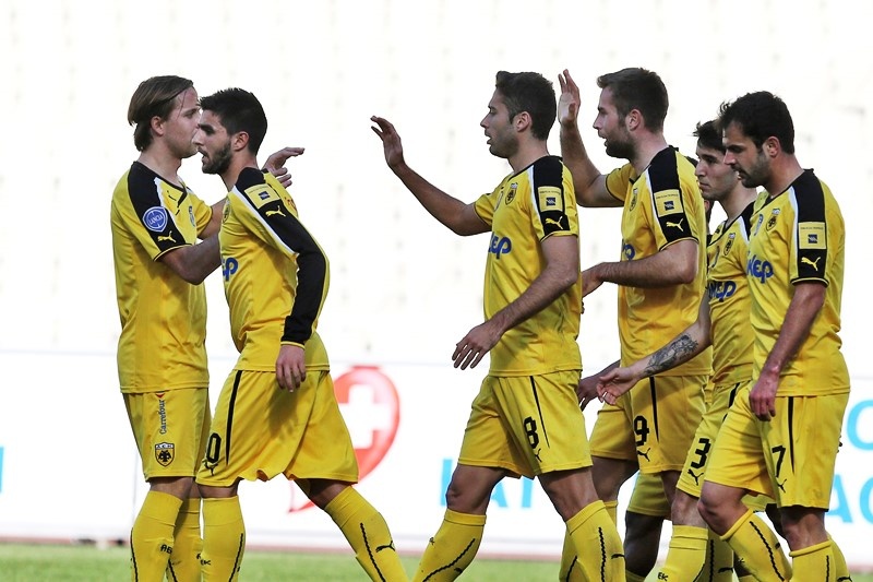 Χωρίς αντίπαλο η ΑΕΚ, 8-1 το Περιστέρι (video+photos)