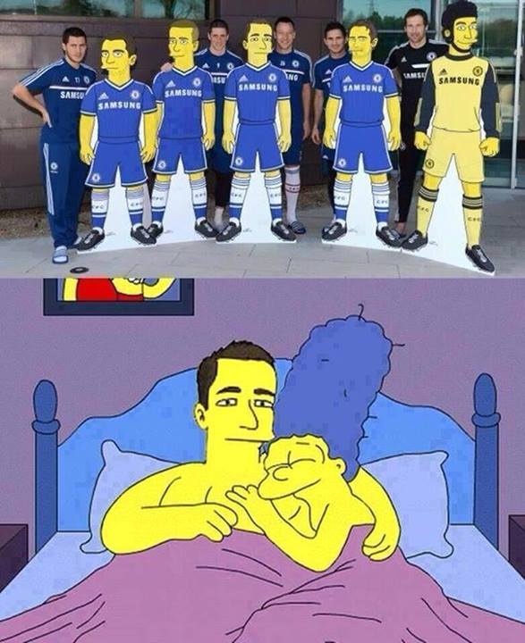 Τσέλσι: Στο... κρεβάτι με την Μαρτζ Σίμπσον ο Τέρι! (photo+video)