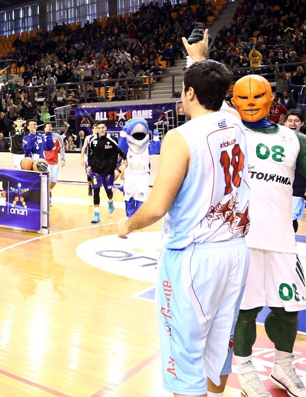All Star Game: Οι μασκότ παίζουν (photos)