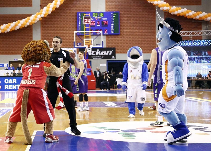 All Star Game: Οι μασκότ παίζουν (photos)