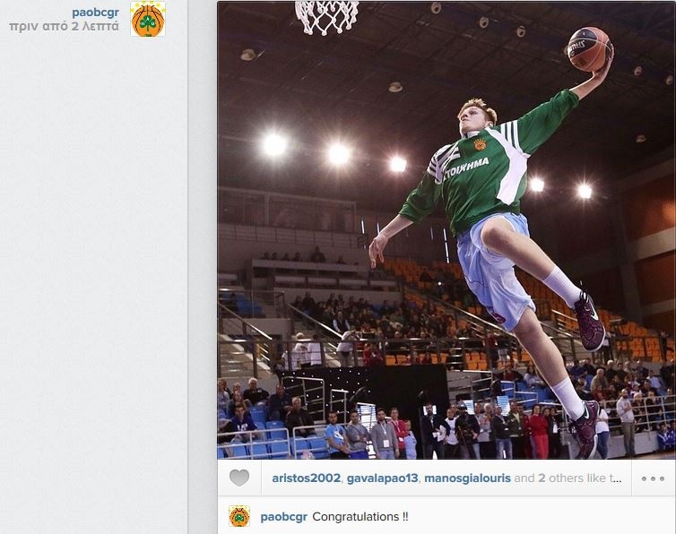 Παναθηναϊκός: Η... πτήση του Χαραλαμπόπουλου (photos&video)