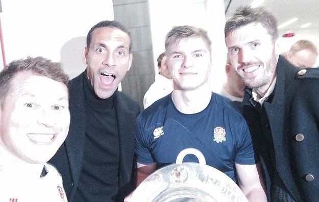 Μάντσεστερ Γιουνάιτεντ: Ράγκμπι και... selfie για Φέρντιναντ και Κάρικ (photos)