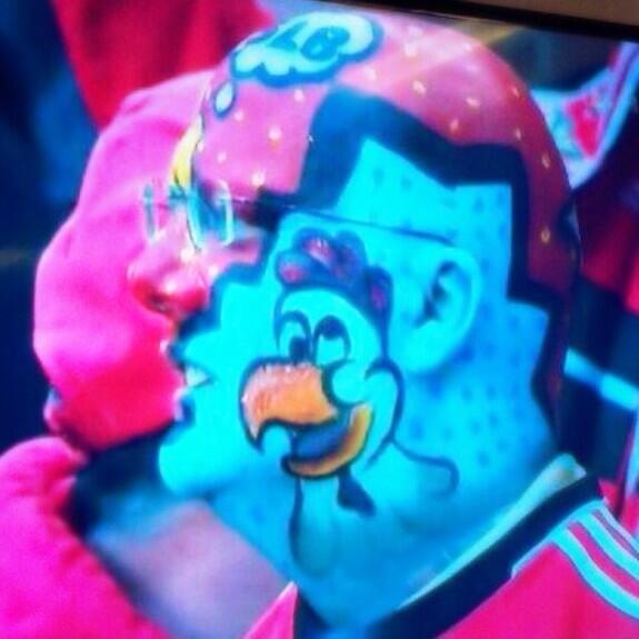 Μπενφίκα: Ο πιο... πολύχρωμος οπαδός! (photo)