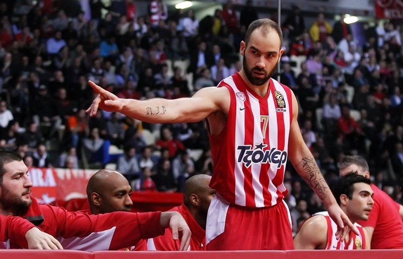 Ολυμπιακός: Επέστρεψε και πάει για ρεκόρ ο Σπανούλης (photos+video)