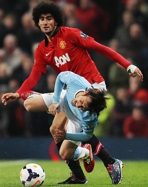 Μάντσεστερ Γιουνάιτεντ: Τι αγκωνιά ήταν αυτή Φελαϊνί! (photos+videos)