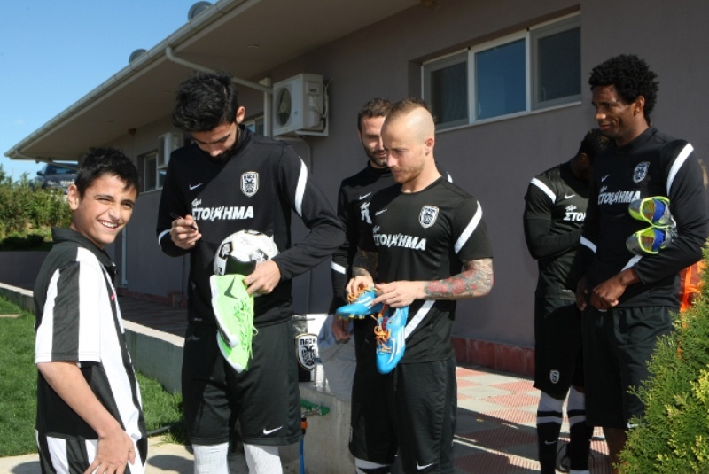 ΠΑΟΚ: Τα γενέθλια του μικρού Θανάση (photos+video)