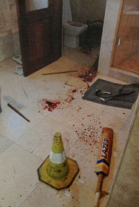 Πιστόριους: Πνιγμένο… στο αίμα το σπίτι! (photos)