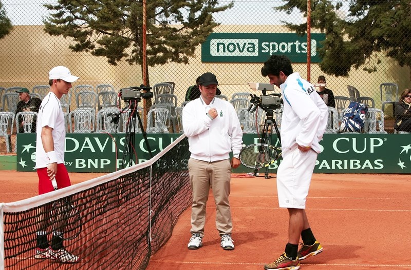 Davis Cup: 2-0 η Ελλάδα από Βουλγαρία την πρώτη ημέρα (photos)