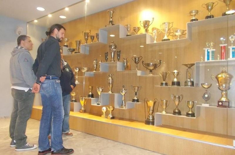 Παναθηναϊκός: Ο Αλβέρτης στο μουσείο της ΧΑΝΘ (photo)