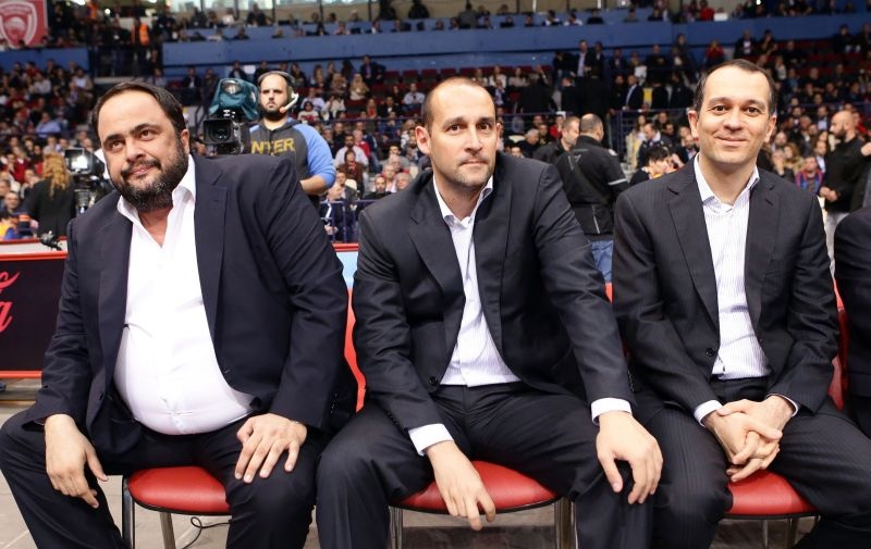 Ολυμπιακός-Παναθηναϊκός: Στο ΣΕΦ ο Μαρινάκης! (photos)