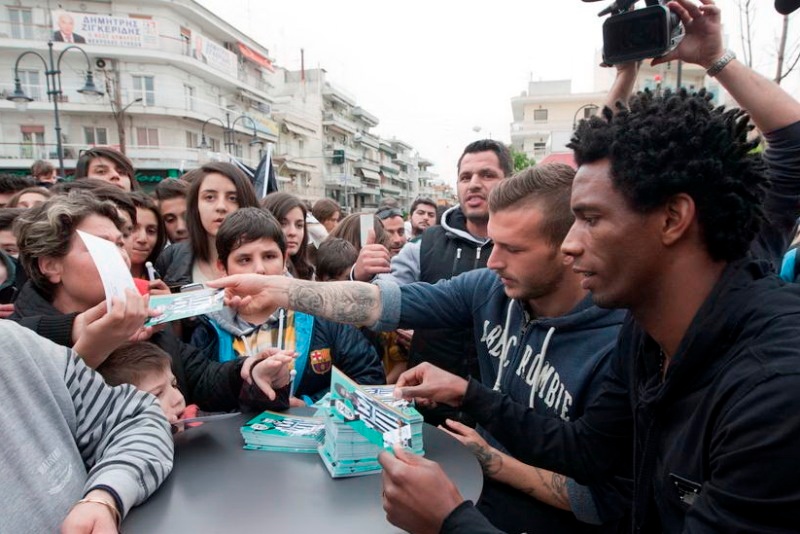 ΠΑΟΚ: Στη Νεάπολη οι Λίνο, Σκόνδρας (photos)