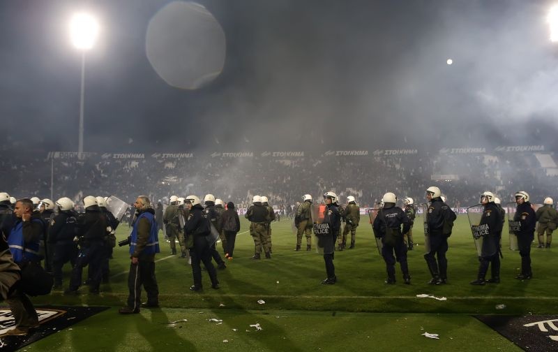 ΠΑΟΚ-Ολυμπιακός: Ο χαμός με Μανιάτη-Κατσουράνη (Photos)